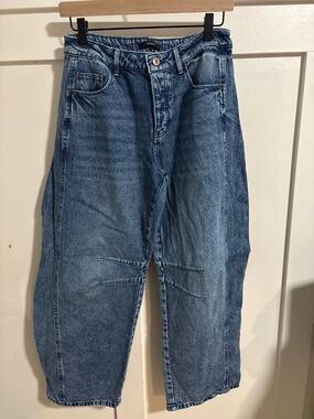 Forever 21 Women's Light Blue Relaxed Jeans